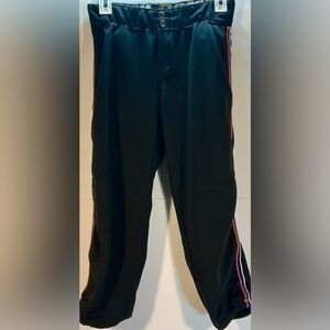 DeMARINI WHITE WITH RRD STRIKES SOFTBALL LEGGINGS SIZE MEDIUM